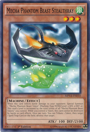 Mecha Phantom Beast Stealthray [MP14-EN010] Common | Pegasus Games WI
