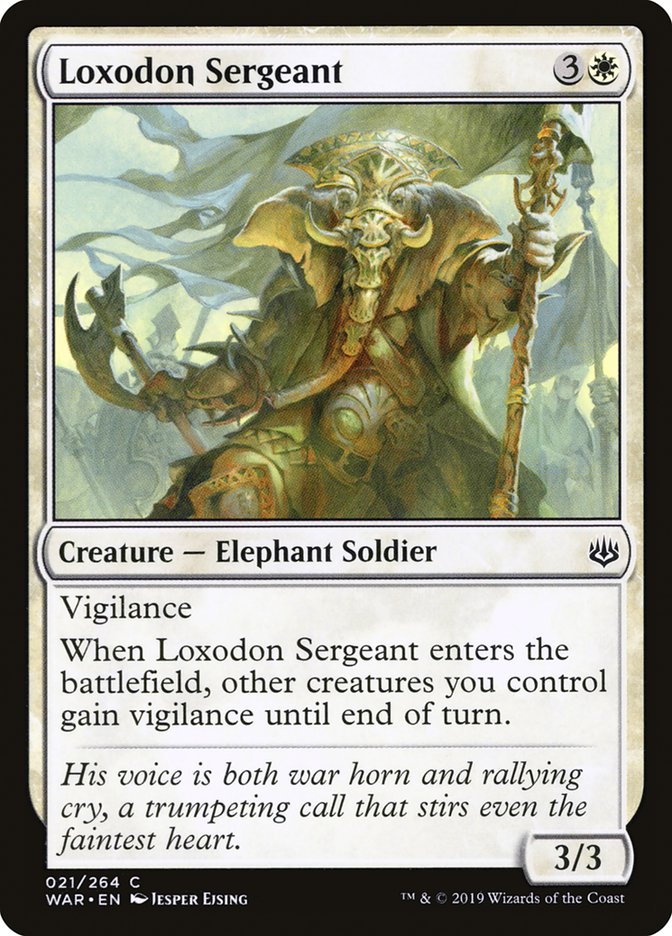 Loxodon Sergeant [War of the Spark] | Pegasus Games WI