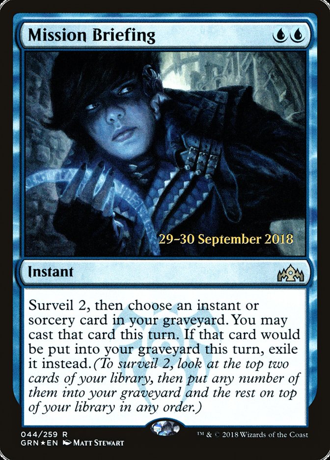 Mission Briefing [Guilds of Ravnica Prerelease Promos] | Pegasus Games WI