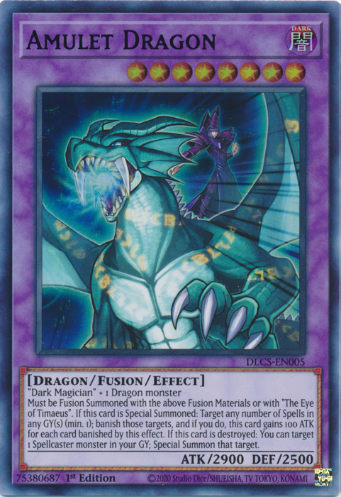 Amulet Dragon (Purple) [DLCS-EN005] Ultra Rare | Pegasus Games WI