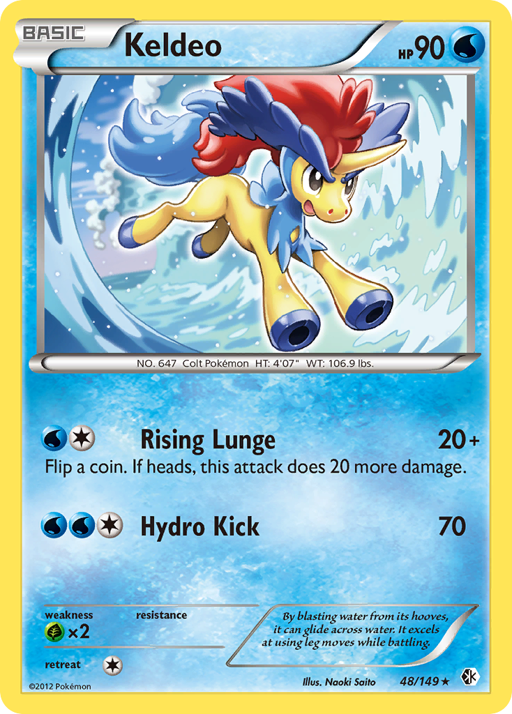 Keldeo (48/149) [Black & White: Boundaries Crossed] | Pegasus Games WI