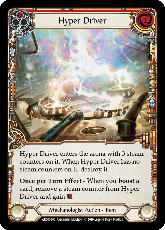 Hyper Driver [ARC036-C] 1st Edition Rainbow Foil | Pegasus Games WI