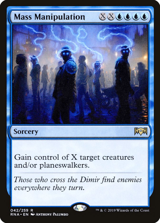 Mass Manipulation [Ravnica Allegiance] | Pegasus Games WI