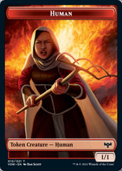 Insect // Human (010) Double-Sided Token [Innistrad: Crimson Vow Tokens] | Pegasus Games WI