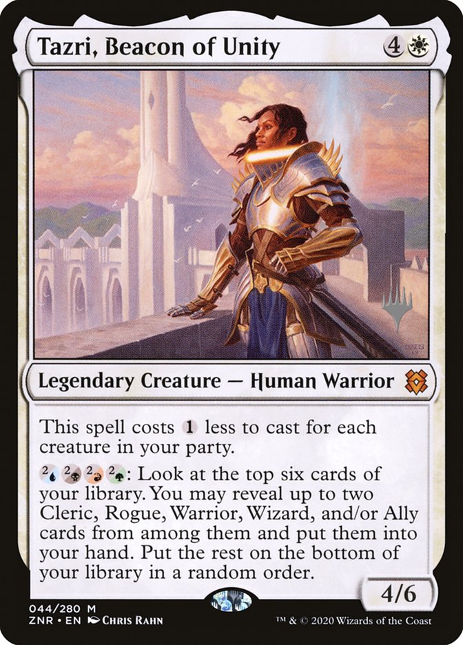 Tazri, Beacon of Unity (Promo Pack) [Zendikar Rising Promos] | Pegasus Games WI