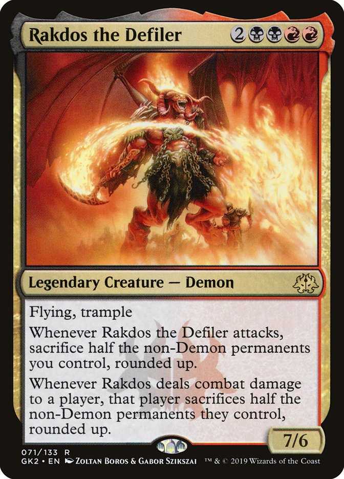 Rakdos the Defiler [Ravnica Allegiance Guild Kit] | Pegasus Games WI