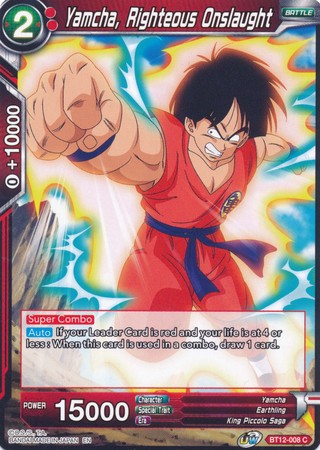 Yamcha, Righteous Onslaught [BT12-008] | Pegasus Games WI