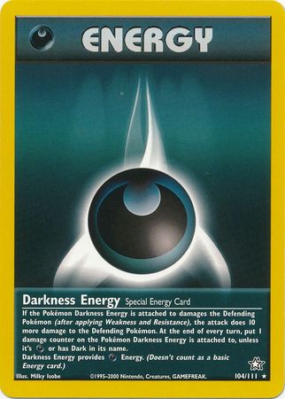 Darkness Energy (104/111) [Neo Genesis Unlimited] | Pegasus Games WI