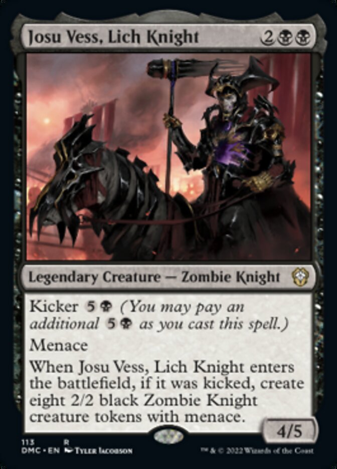 Josu Vess, Lich Knight [Dominaria United Commander] | Pegasus Games WI