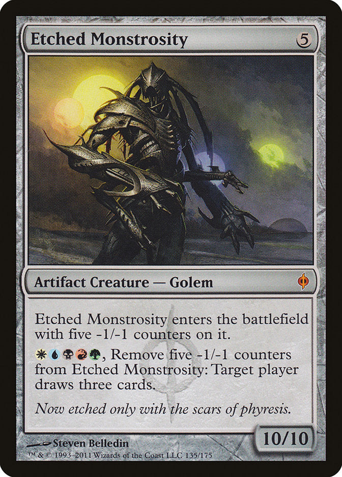 Etched Monstrosity [New Phyrexia] | Pegasus Games WI