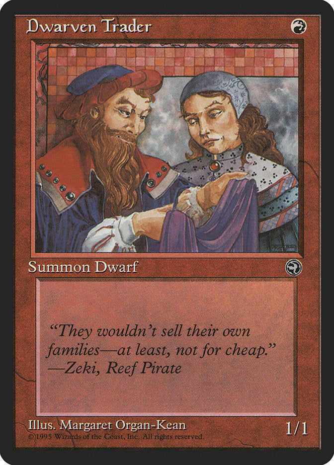 Dwarven Trader (Zeki Flavor Text) [Homelands] | Pegasus Games WI