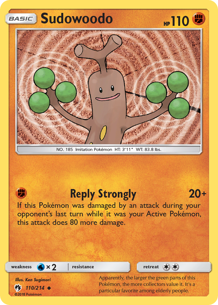 Sudowoodo (110/214) [Sun & Moon: Lost Thunder] | Pegasus Games WI