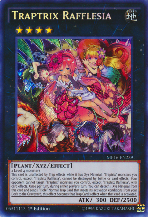 Traptrix Rafflesia [MP16-EN239] Secret Rare | Pegasus Games WI