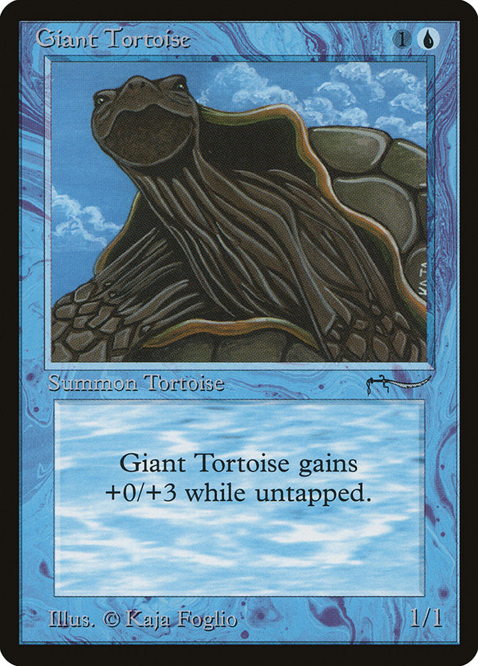 Giant Tortoise (Dark Mana Cost) [Arabian Nights] | Pegasus Games WI