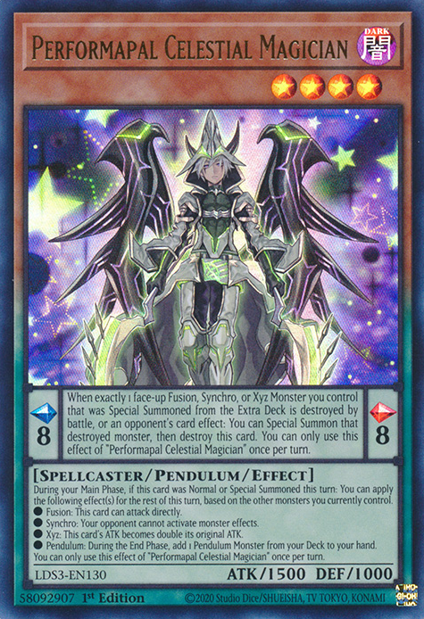 Performapal Celestial Magician [LDS3-EN130] Ultra Rare | Pegasus Games WI