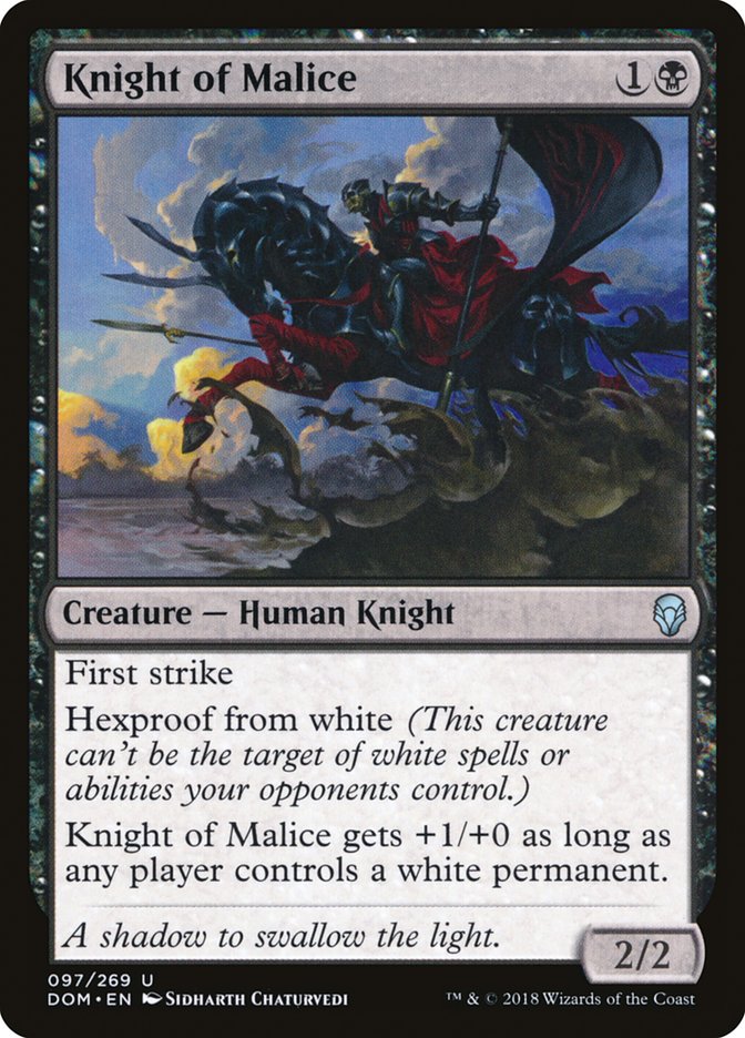 Knight of Malice [Dominaria] | Pegasus Games WI