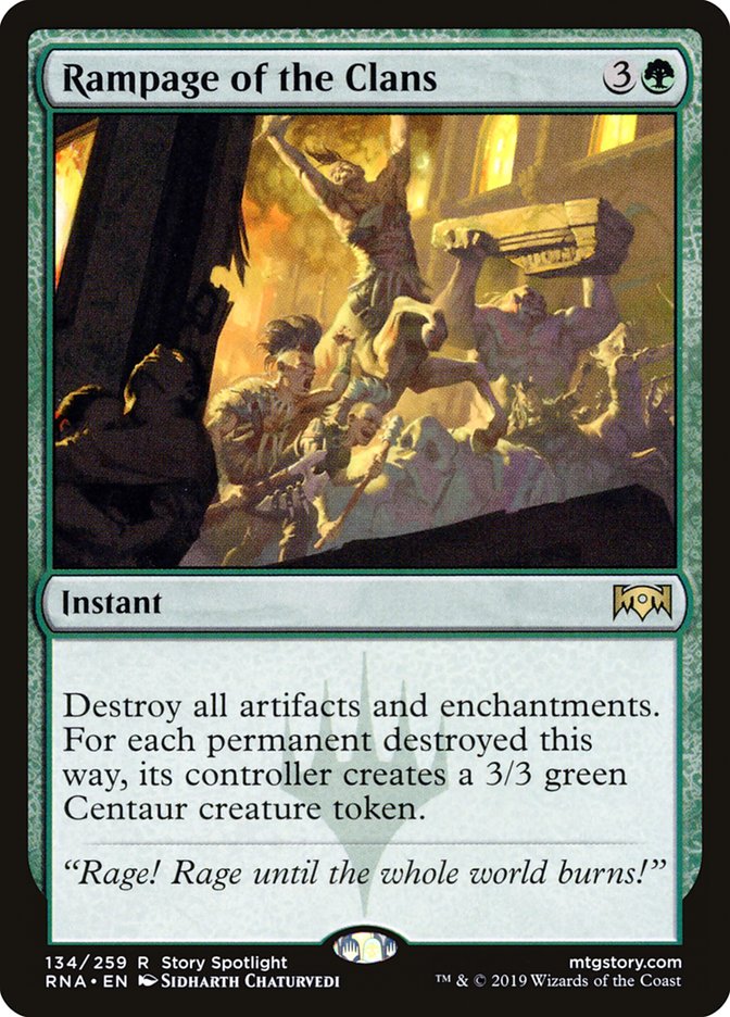 Rampage of the Clans [Ravnica Allegiance] | Pegasus Games WI