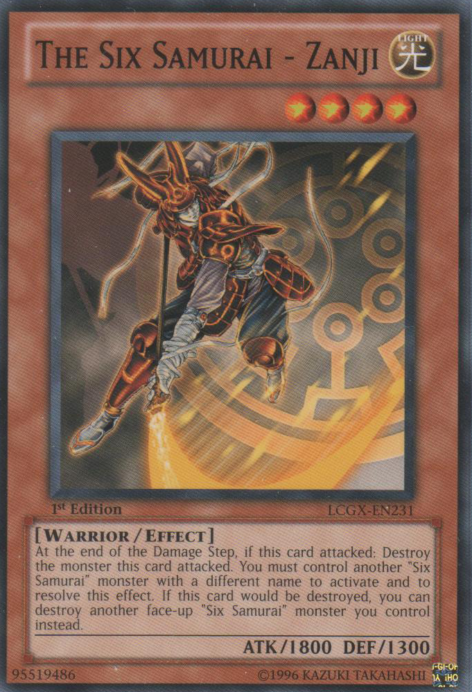 The Six Samurai - Zanji [LCGX-EN231] Common | Pegasus Games WI