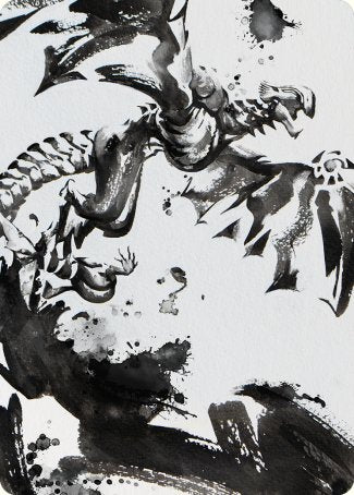 Quicksilver Fisher Art Card [Phyrexia: All Will Be One Art Series] | Pegasus Games WI