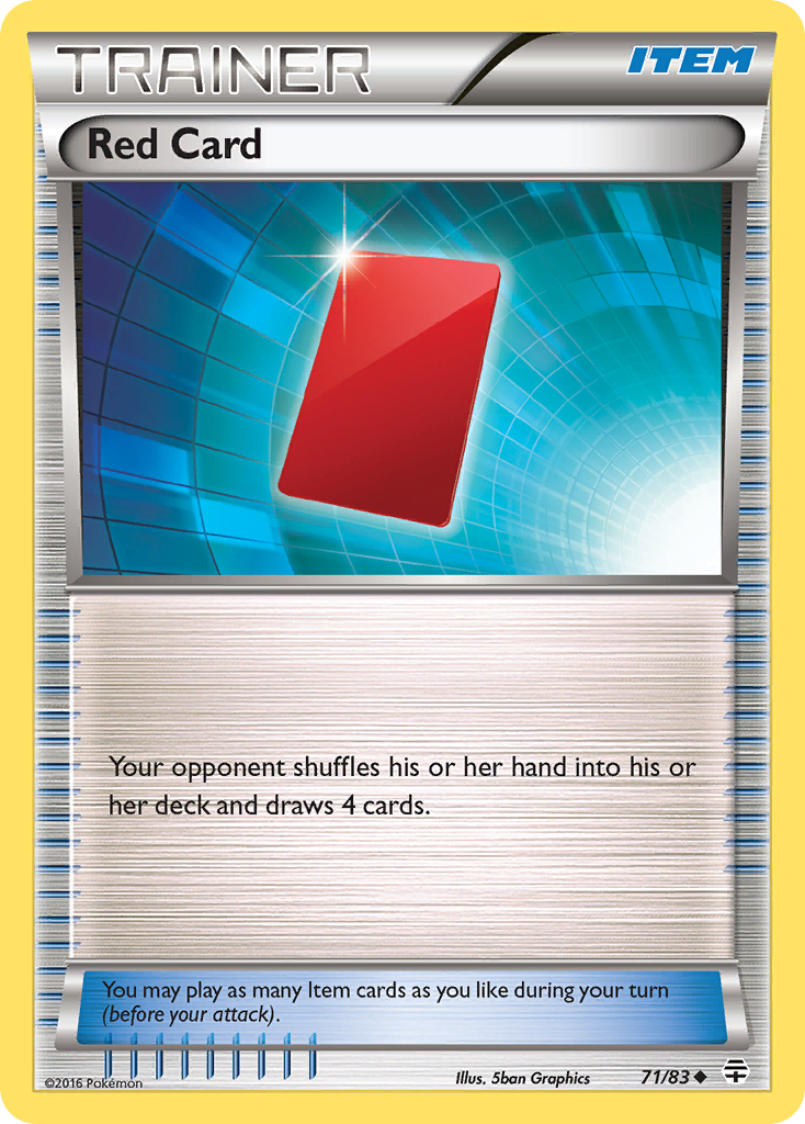 Red Card (71/83) [XY: Generations] | Pegasus Games WI