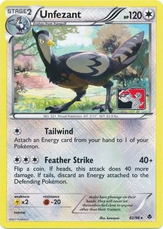Unfezant (82/98) (League Promo) [Black & White: Emerging Powers] | Pegasus Games WI