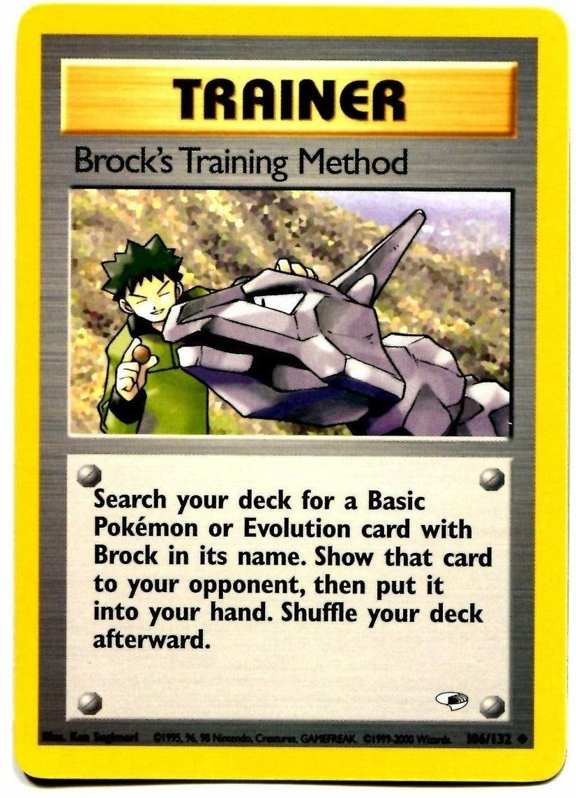 Brock's Training Method (106/132) [Gym Heroes Unlimited] | Pegasus Games WI