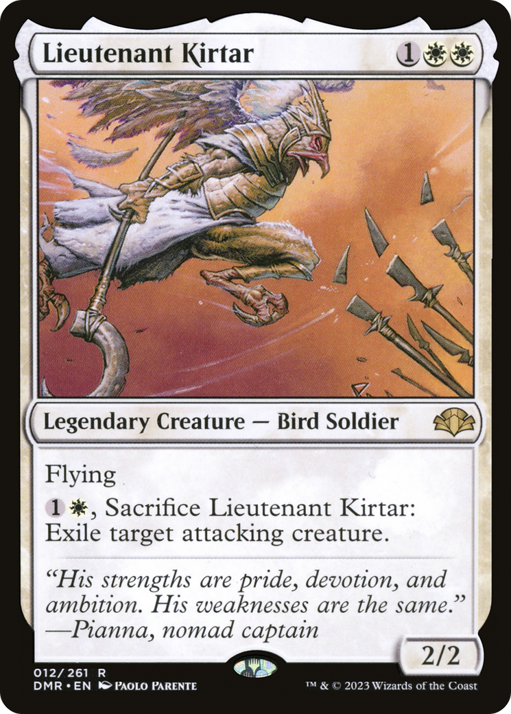 Lieutenant Kirtar [Dominaria Remastered] | Pegasus Games WI