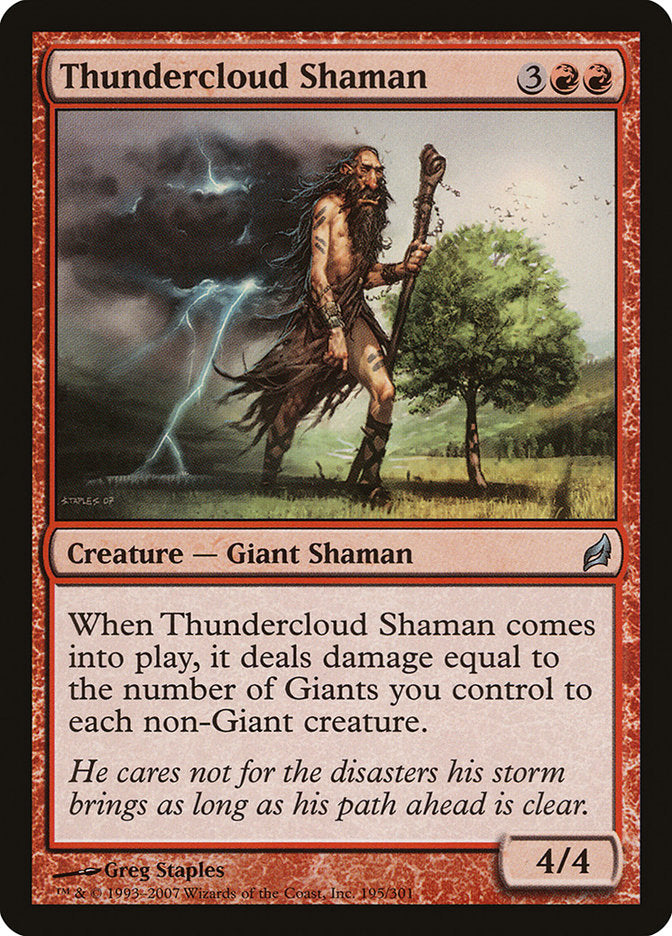 Thundercloud Shaman [Lorwyn] | Pegasus Games WI
