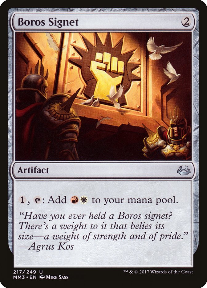 Boros Signet [Modern Masters 2017] | Pegasus Games WI