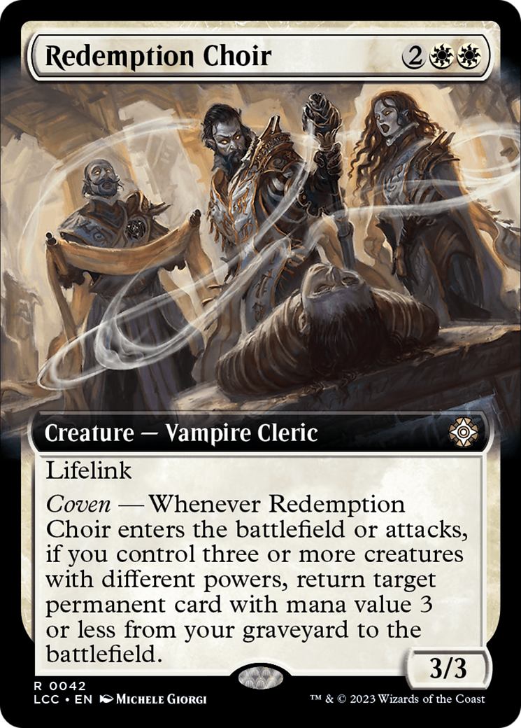 Redemption Choir (Extended Art) [The Lost Caverns of Ixalan Commander] | Pegasus Games WI