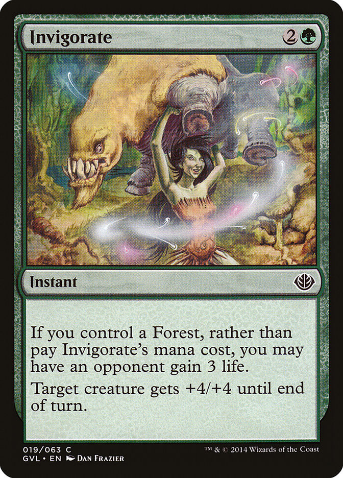 Invigorate (Garruk vs. Liliana) [Duel Decks Anthology] | Pegasus Games WI