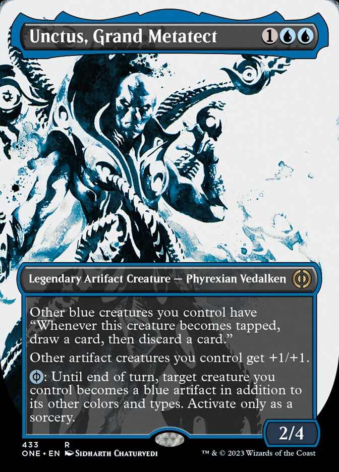 Unctus, Grand Metatect (Borderless Ichor Step-and-Compleat Foil) [Phyrexia: All Will Be One] | Pegasus Games WI