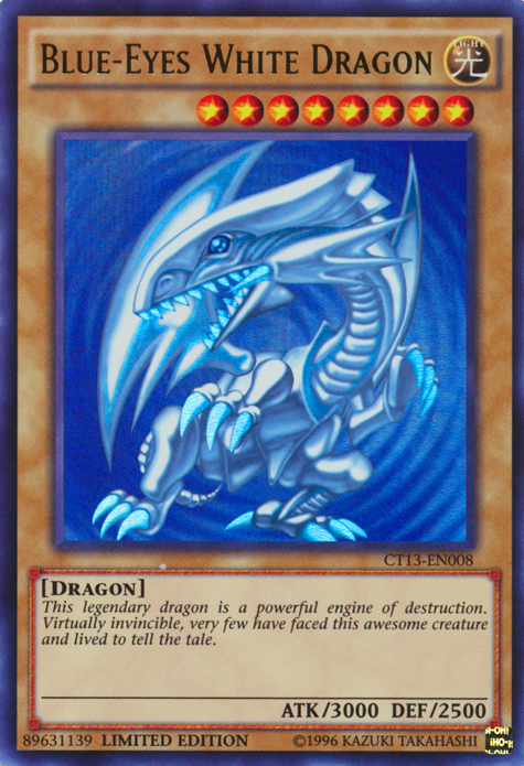 Blue-Eyes White Dragon [CT13-EN008] Ultra Rare | Pegasus Games WI