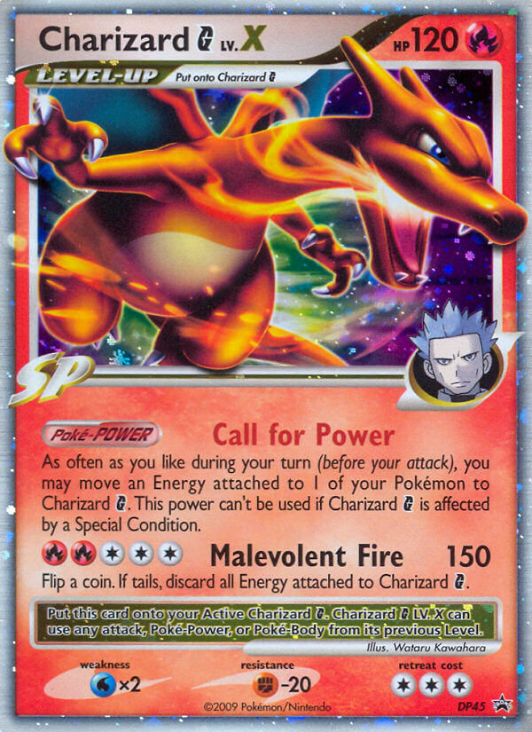 Charizard G LV.X (DP45) [Diamond & Pearl: Black Star Promos] | Pegasus Games WI