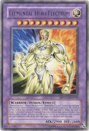 Elemental Hero Electrum (Redemption Replacement) [MDP2-EN001K] Rare | Pegasus Games WI