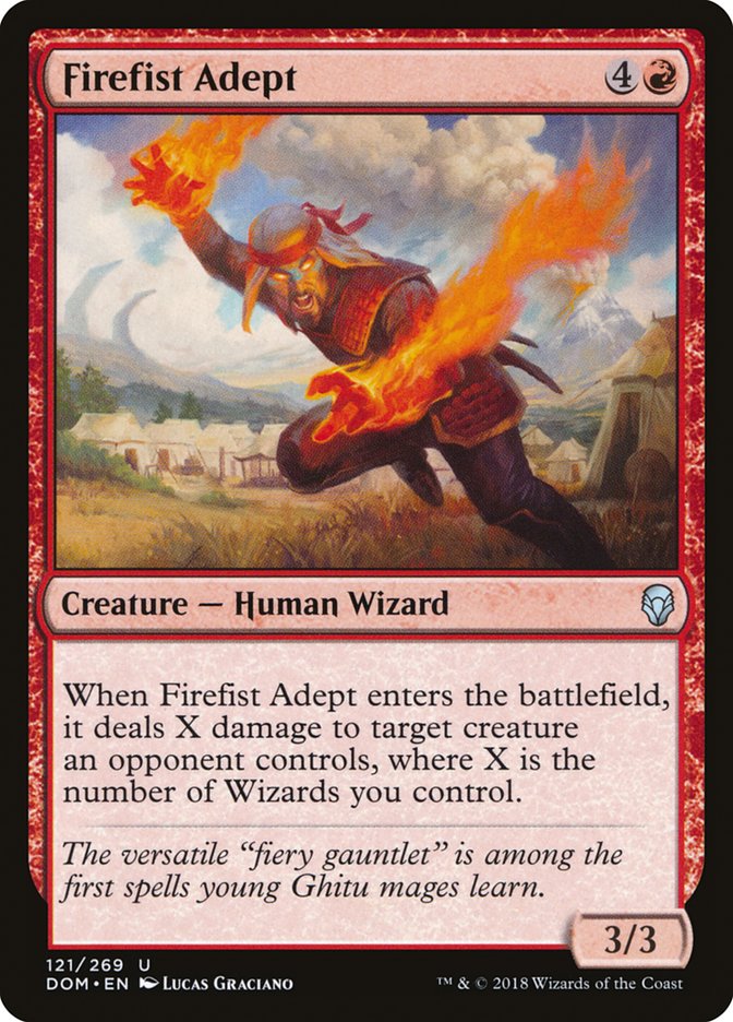 Firefist Adept [Dominaria] | Pegasus Games WI