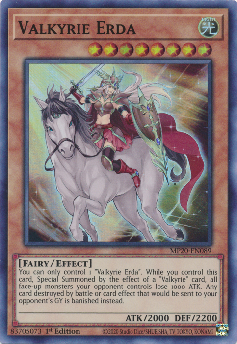 Valkyrie Erda [MP20-EN089] Super Rare | Pegasus Games WI