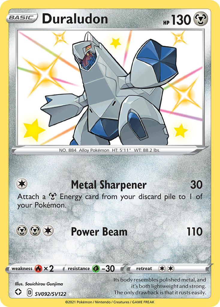 Duraludon (SV092/SV122) [Sword & Shield: Shining Fates] | Pegasus Games WI