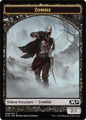 Zombie // Goblin Double-Sided Token (Game Night) [Core Set 2019 Tokens] | Pegasus Games WI