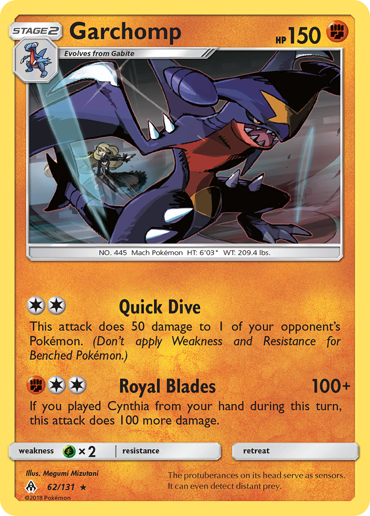 Garchomp (62/131) [Sun & Moon: Forbidden Light] | Pegasus Games WI