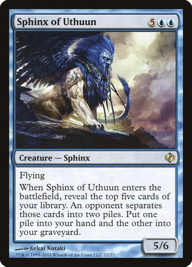 Sphinx of Uthuun [Duel Decks: Venser vs. Koth] | Pegasus Games WI