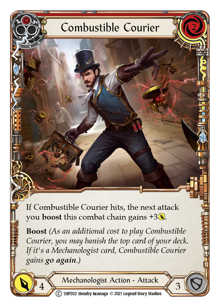 Combustible Courier (Red) [1HP202] | Pegasus Games WI