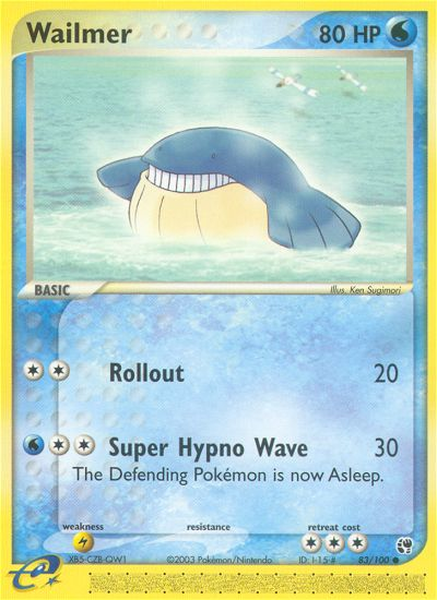 Wailmer (83/100) [EX: Sandstorm] | Pegasus Games WI
