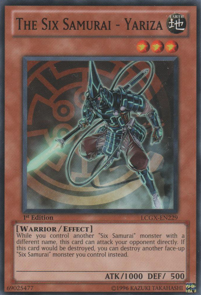 The Six Samurai - Yariza [LCGX-EN229] Common | Pegasus Games WI