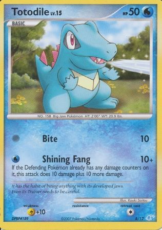 Totodile (8/12) [Diamond & Pearl: Trainer Kit - Manaphy] | Pegasus Games WI