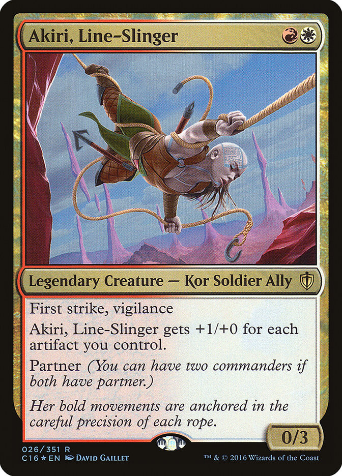Akiri, Line-Slinger [Commander 2016] | Pegasus Games WI
