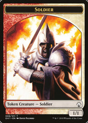 Soldier // Soldier Double-Sided Token [Guilds of Ravnica Guild Kit Tokens] | Pegasus Games WI
