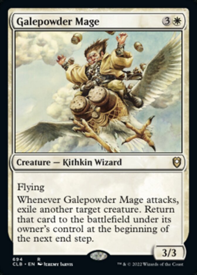 Galepowder Mage [Commander Legends: Battle for Baldur's Gate] | Pegasus Games WI