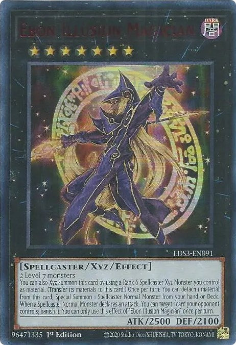 Ebon Illusion Magician (Red) [LDS3-EN091] Ultra Rare | Pegasus Games WI