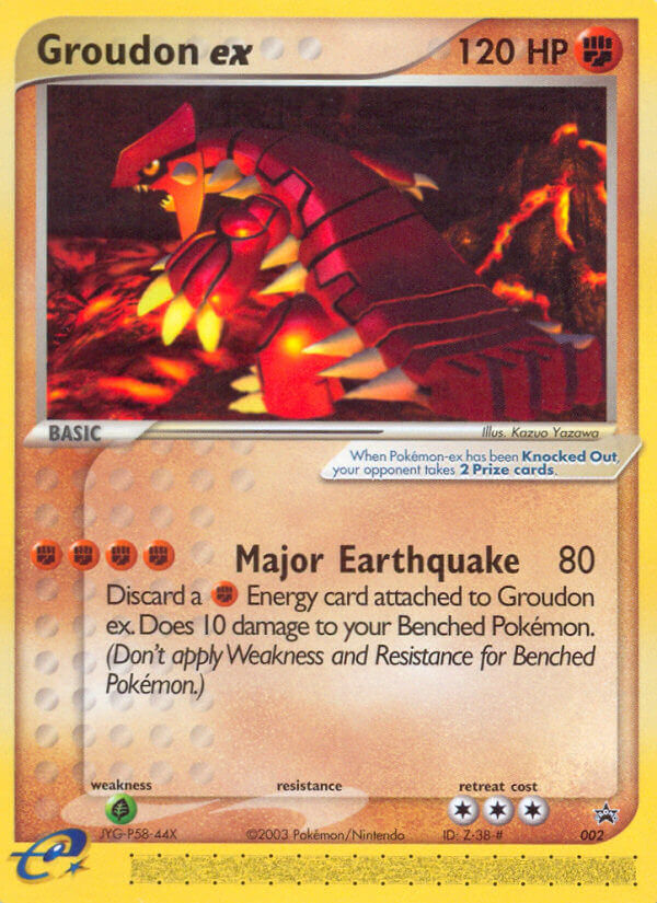 Groudon ex (002) [Nintendo: Black Star Promos] | Pegasus Games WI